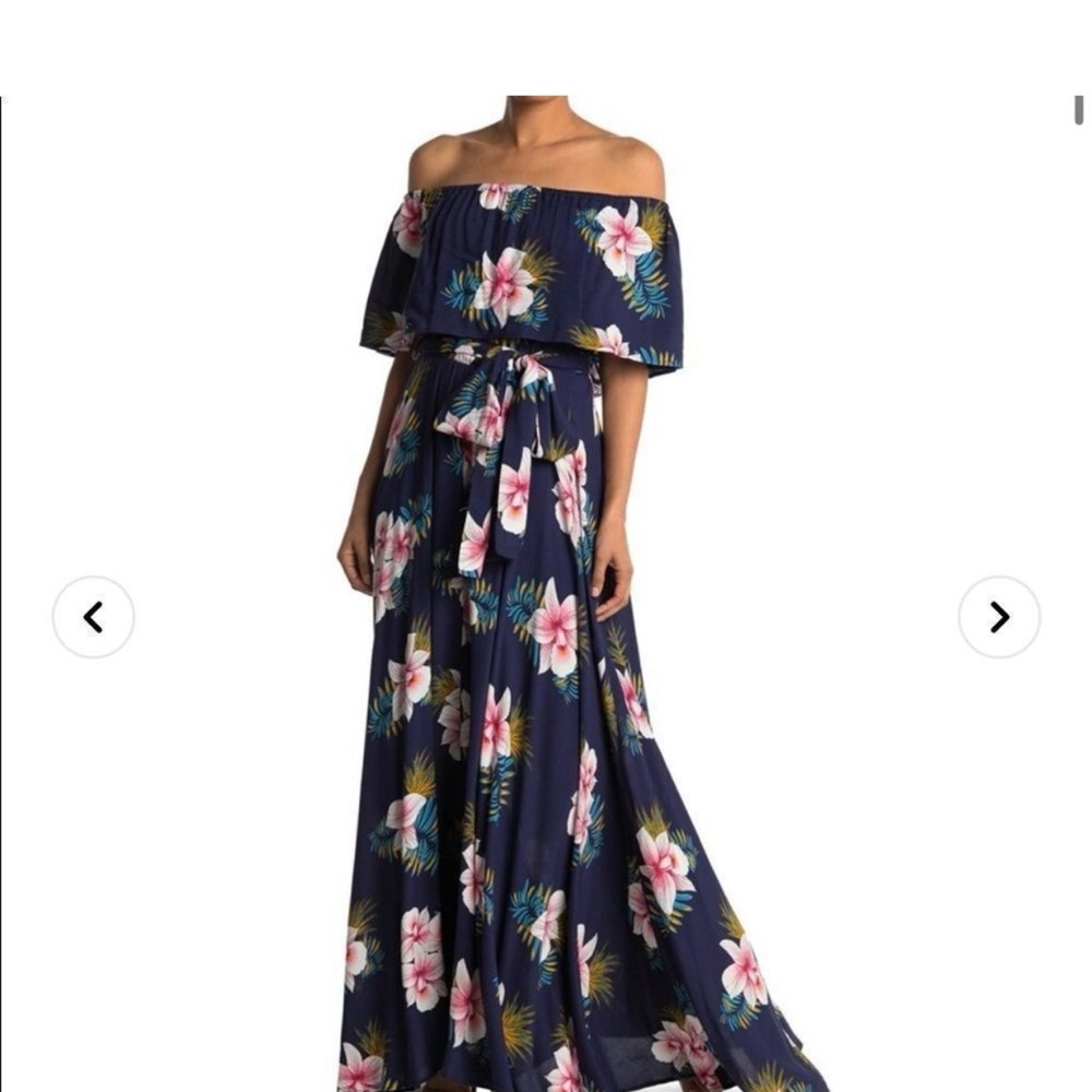 Meghan LA maxi floral dress